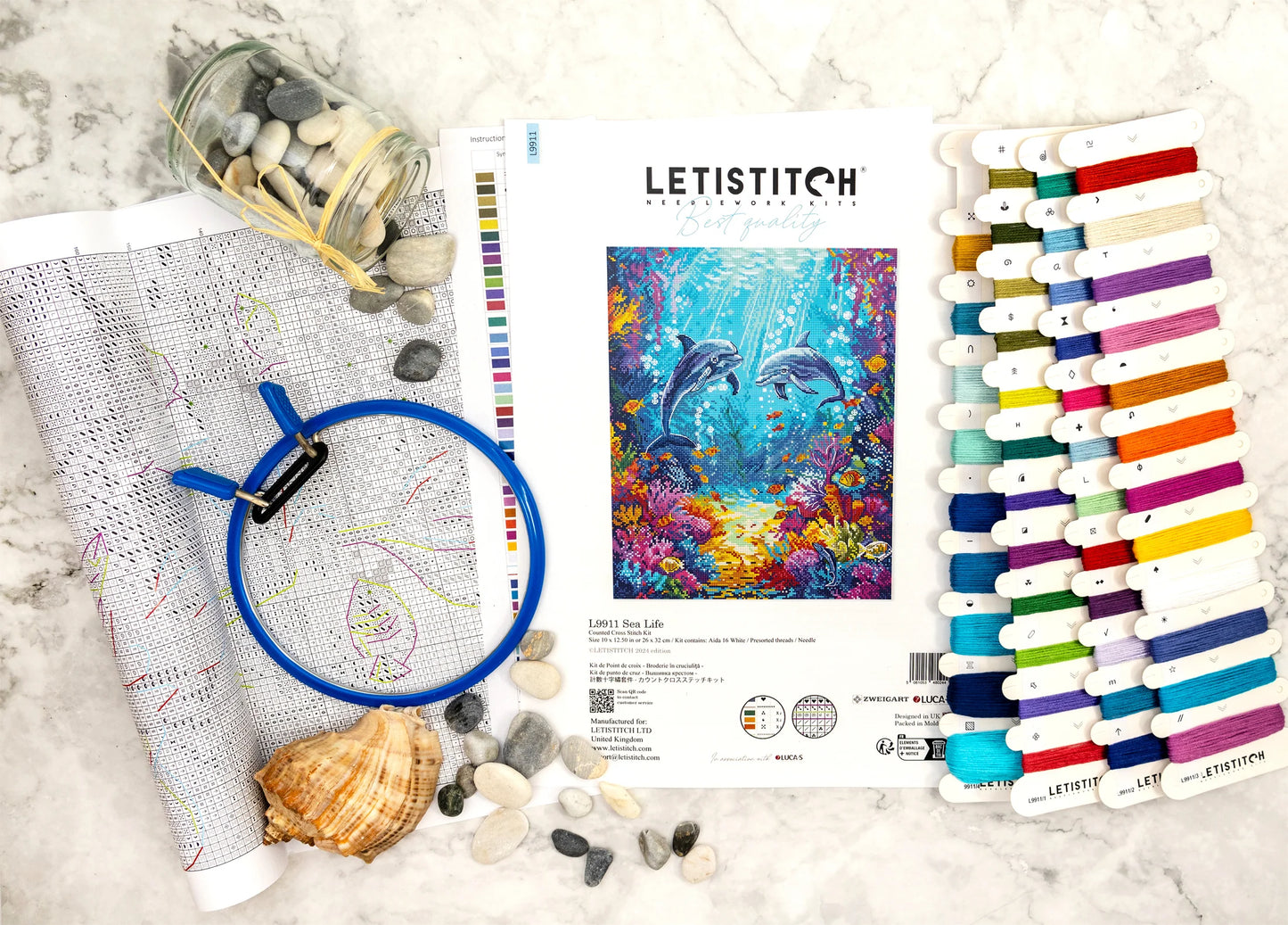 L9911 LetiStitch - Sea Life
