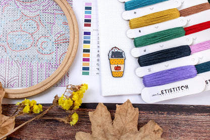 Kit de broderie au point de croix LetiStitch – La boutique du dragon magique, L9914
