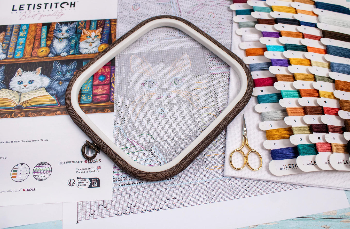 L9917 LetiStitch - Bookshelf
