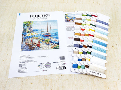 Kit de point de croix LetiStitch – Paysage marin L9927