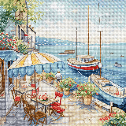 Kit de point de croix LetiStitch – Paysage marin L9927