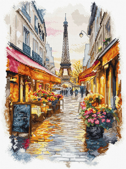 Kit de point de croix LetiStitch - Paris L9929