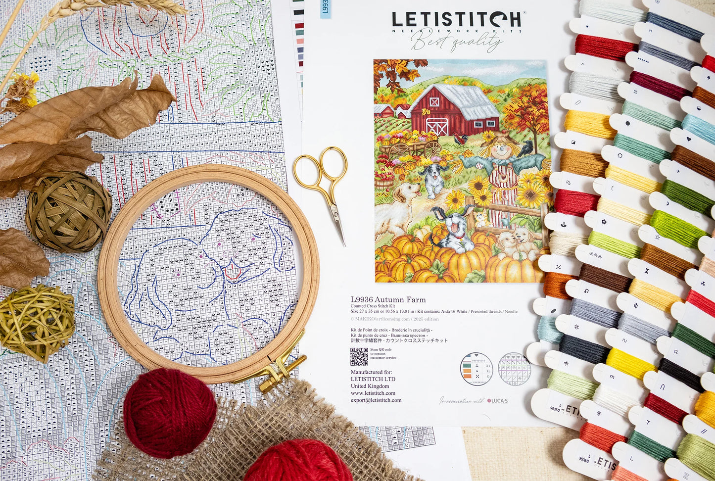 L9936 LetiStitch - Autumn Farm