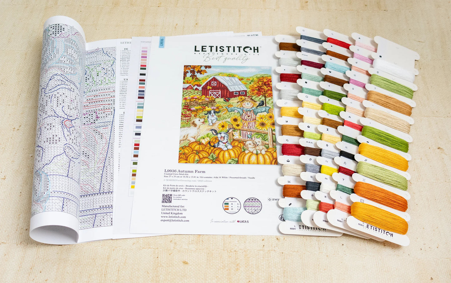 L9936 LetiStitch - Autumn Farm