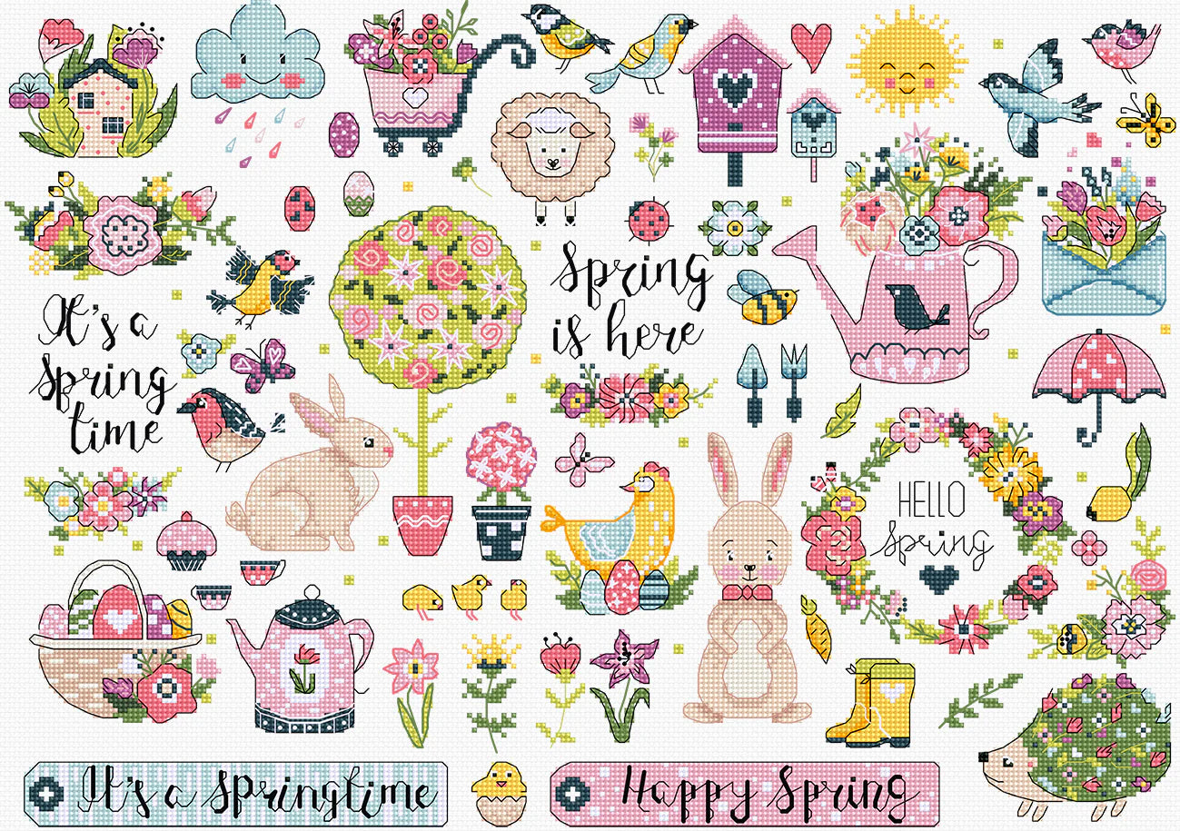 L9937 LetiStitch - Spring Sampler