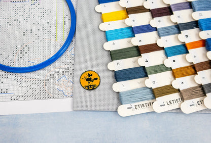 Kit de point de croix LetiStitch - L9945 Manoir hanté