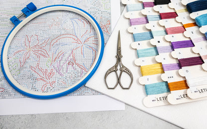 L9951 Blue Mirage - Cross Stitch Kit Letistitch
