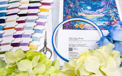 L9951 Blue Mirage - Cross Stitch Kit Letistitch