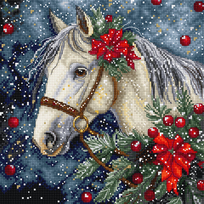 L9955 Winter Horse - Cross Stitch Kit Letistitch