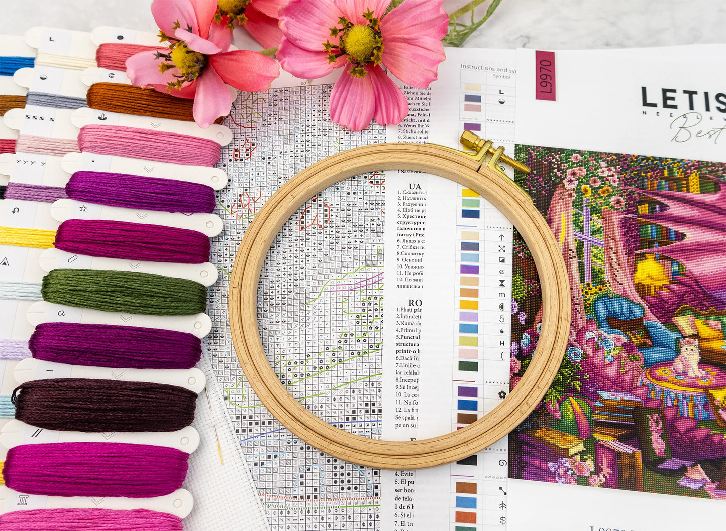 L9970 Kit punto croce Letistitch –  Il regno della lettura