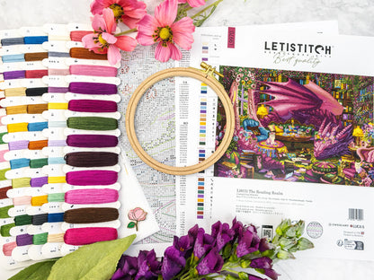 L9970 Kit punto croce Letistitch –  Il regno della lettura