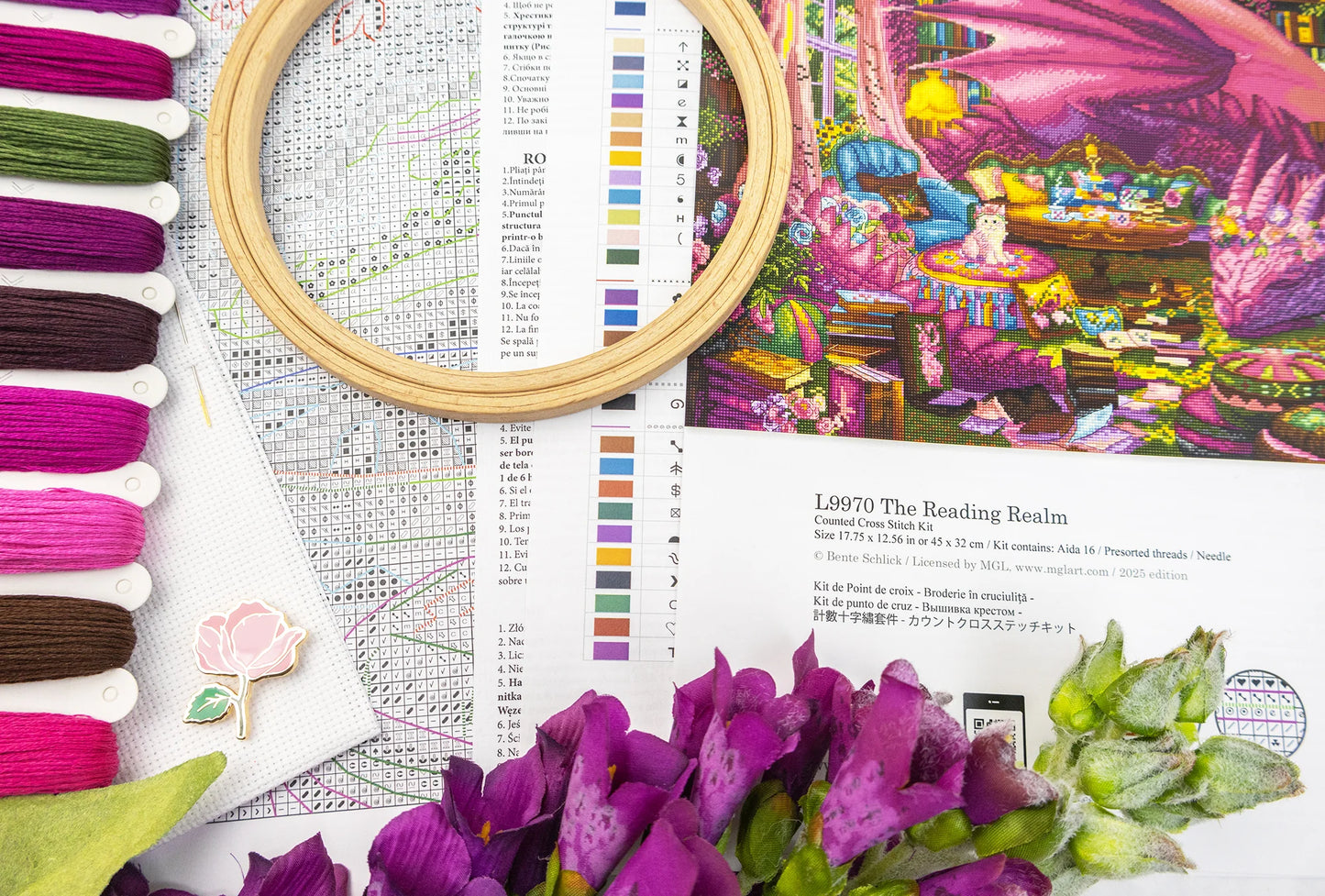 L9970 Kit punto croce Letistitch –  Il regno della lettura