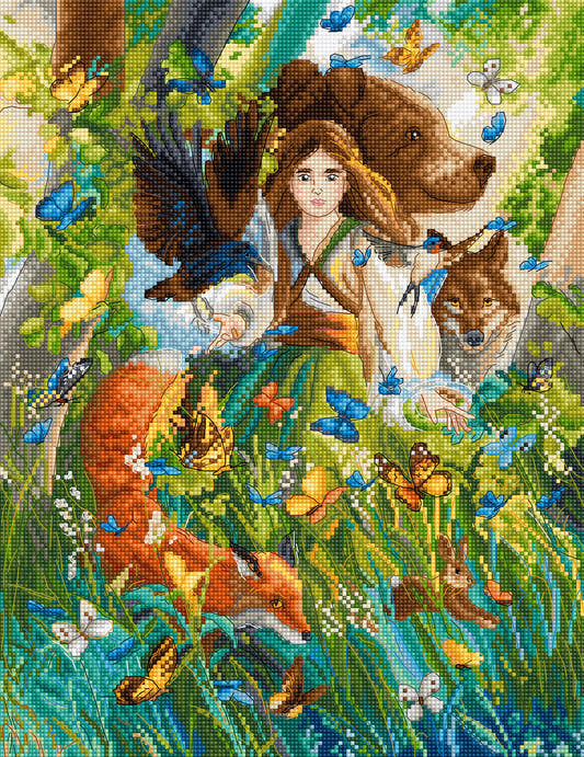 Kit Punto Croce Letistitch - L9972 Amicizie Magiche