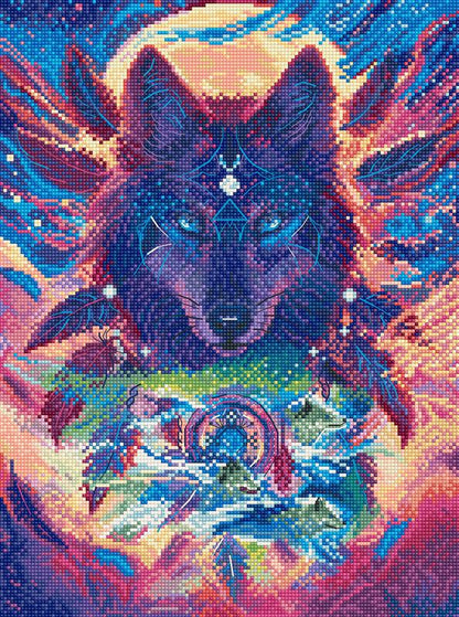 L9976 Kit Letistitch - Wolf Magic