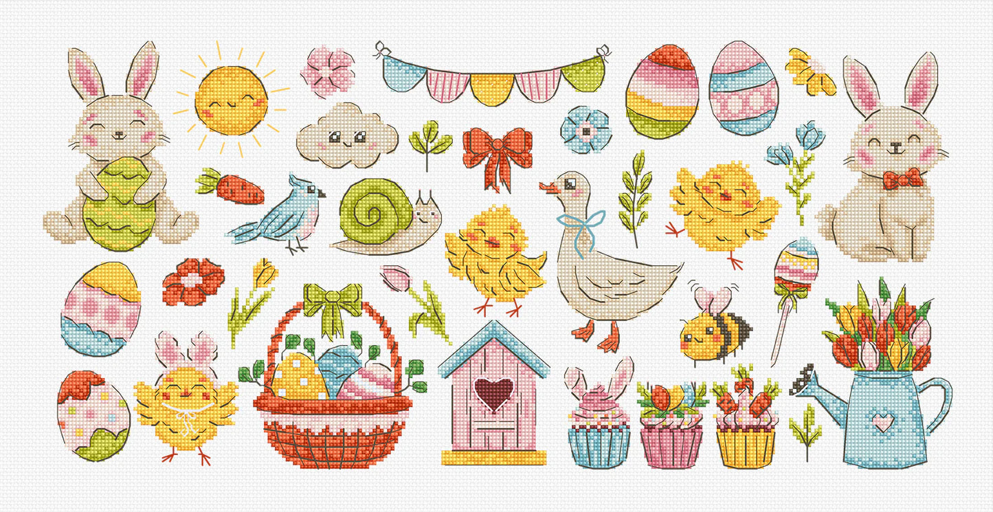 L9980 LetiStitch - Easter Sampler