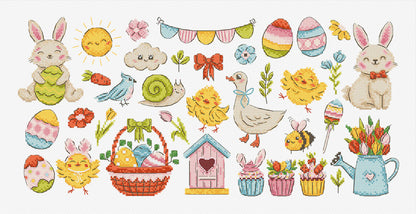 L9980 LetiStitch - Easter Sampler