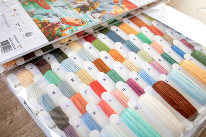 Leti925 Kit punto croce Letistitch – Vita sull'isola