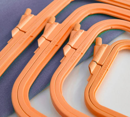 Nurge Square Hoop - Orange