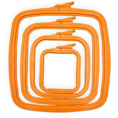Nurge Square Hoop - Orange