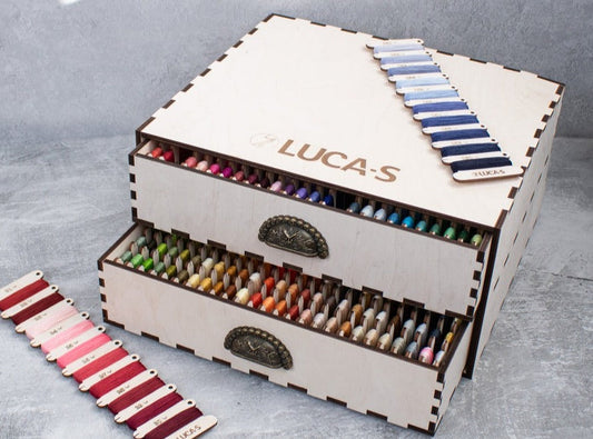 Scatola organizer 2 colori Luca-S Mouline 520, OL-02