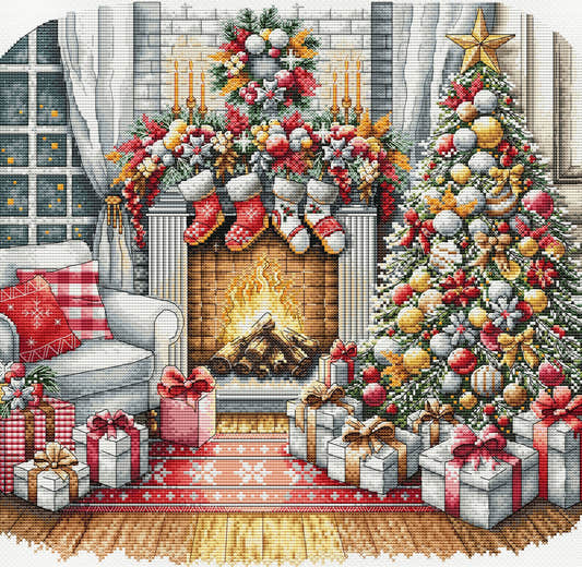 Vigilia di Natale - Kit punto croce AVA P021