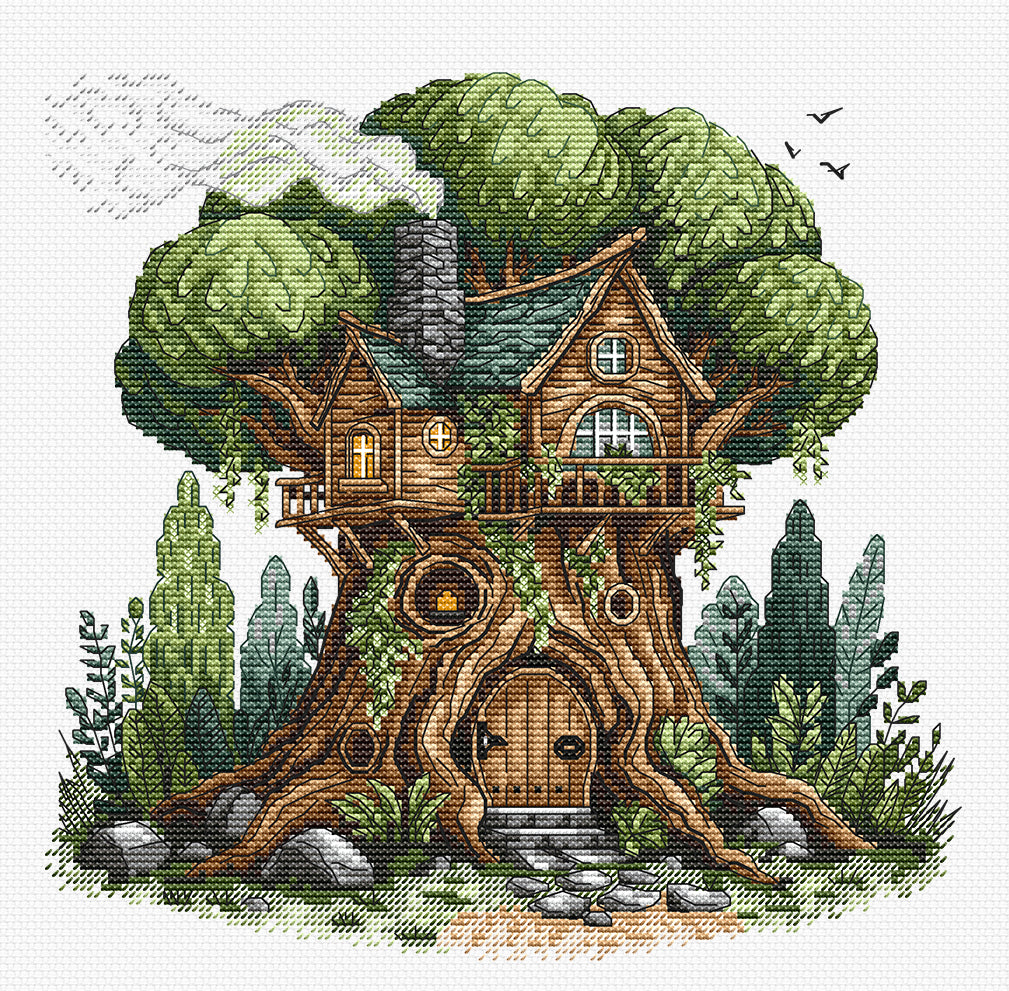 Tree House - Cross Stitch Kit AVA P023