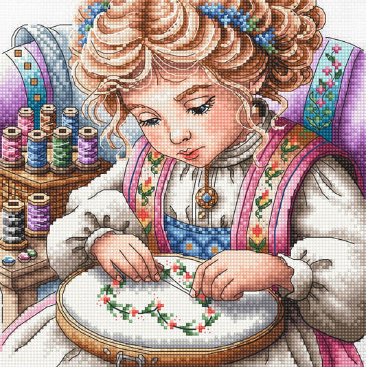 Il piccolo artigiano - Kit punto croce AVA P024