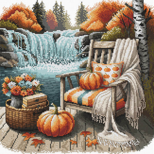 Riposo autunnale - Kit punto croce AVA P094