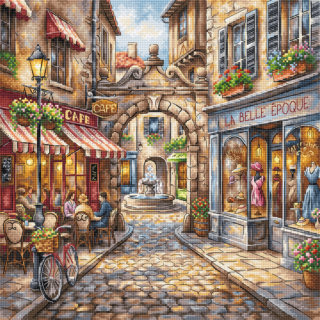 Kit ricamo punto croce AVA P096 – La Belle Époque
