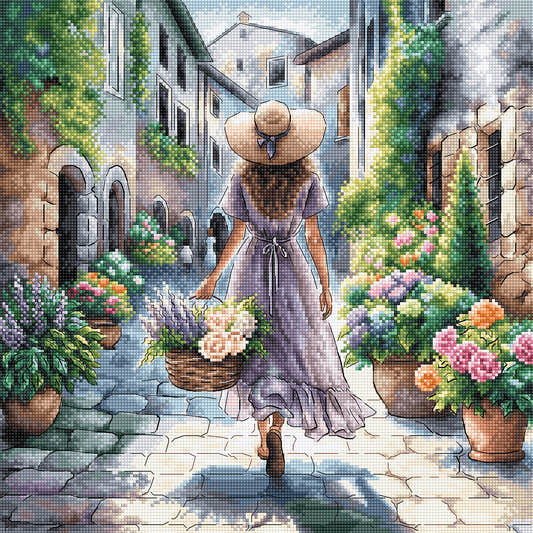 Il profumo dei fiori - Kit punto croce AVA P110