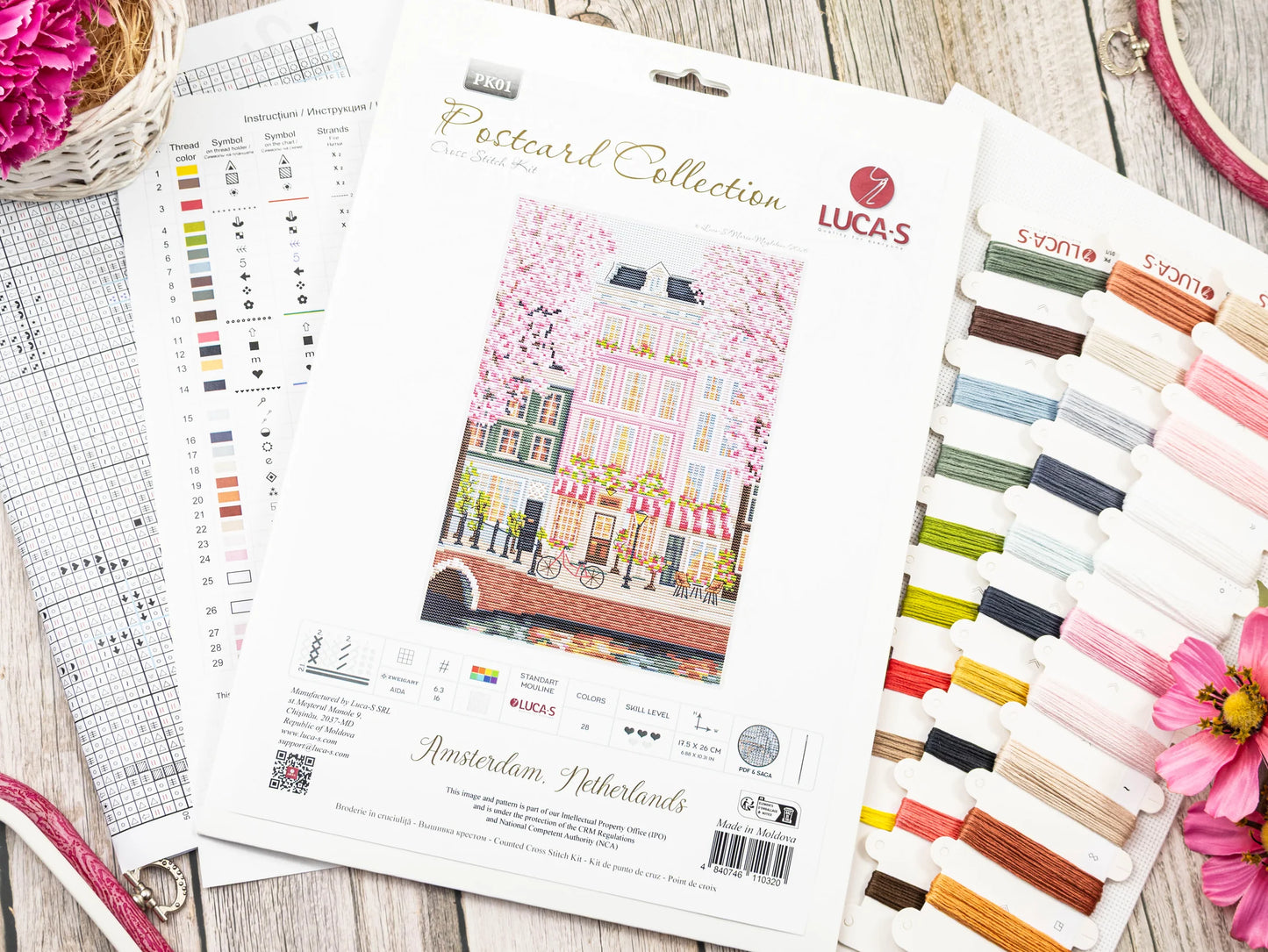 PK01 Kit punto croce Luca-S –  Amsterdam, Paesi Bassi