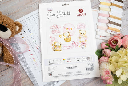 B1444 Kit punto croce Luca-S – Abbracci di velluto