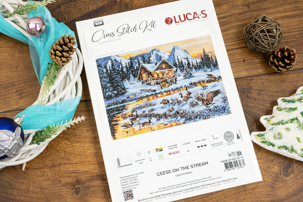 B590 Luca-S Geese on the Stream – dettaglio del kit
