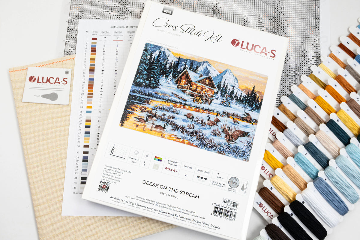 B590 Luca-S – schema e filati del kit punto croce