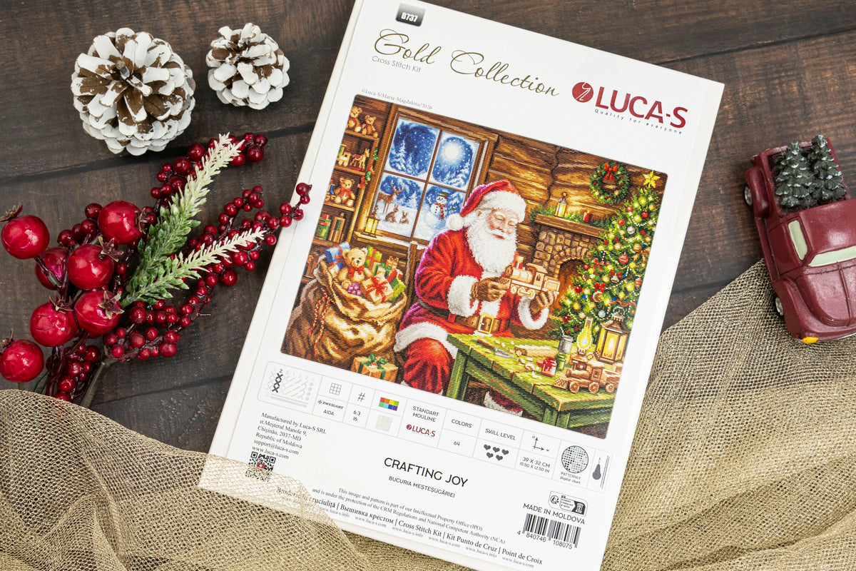B737 Luca-S GOLD Crafting Joy – confezione del kit punto croce