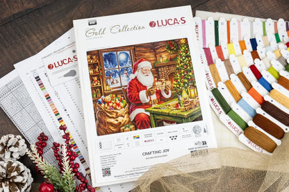 B737 Luca-S GOLD Crafting Joy – confezione del kit con filati mouliné