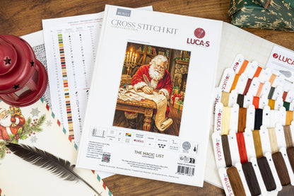BU5112 Luca-S GOLD The Magic List – schema e materiali inclusi nel kit punto croce