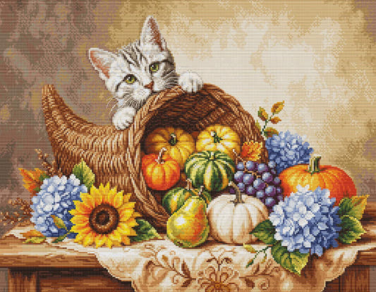 BU5113 Kit punto croce Luca-S GOLD Autumn Harvest