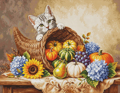 BU5113 Kit punto croce Luca-S GOLD Autumn Harvest