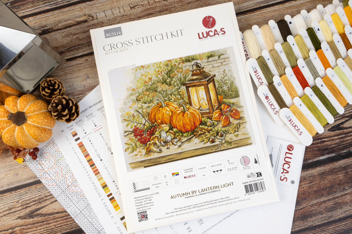 BU5114 Autumn by Lantern Light – kit punto croce Luca-S