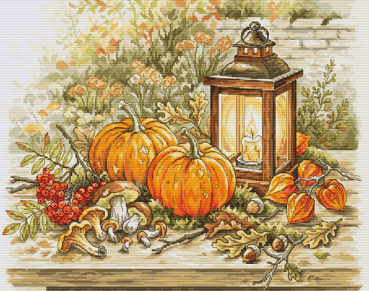 BU5114 Kit punto croce Luca-S Autumn by Lantern Light