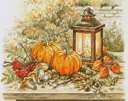 BU5114 Kit punto croce Luca-S Autumn by Lantern Light