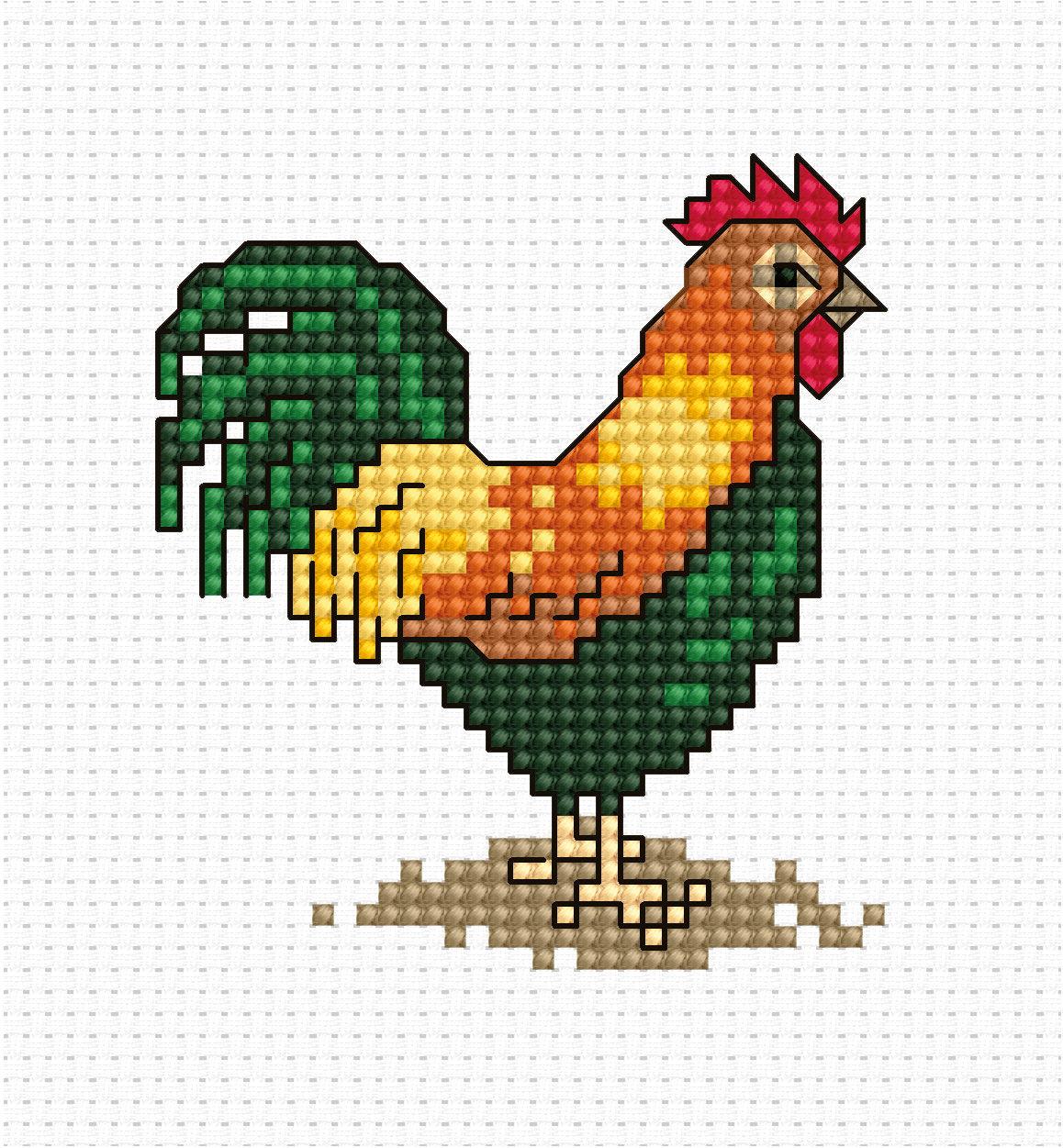 Cross Stitch Kit for Beginners - Kids Embroidery Kit B018 - Luca-S Cross Stitch Kits