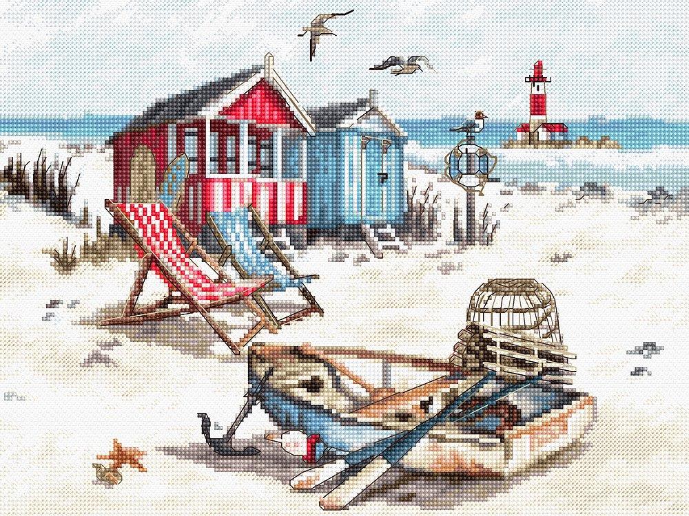 Cross Stitch Kit LetiStitch - Beach, Leti972 - HobbyJobby