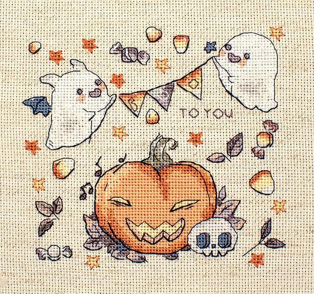 Cross Stitch Kit LETISTITCH - Boo To You, L8814 Cross Stitch Kits - HobbyJobby