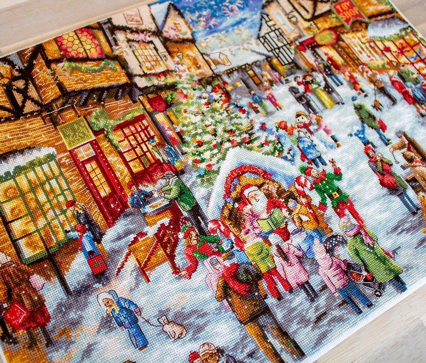 Cross Stitch Kit LetiStitch - Christmas Eve, Leti909 - HobbyJobby