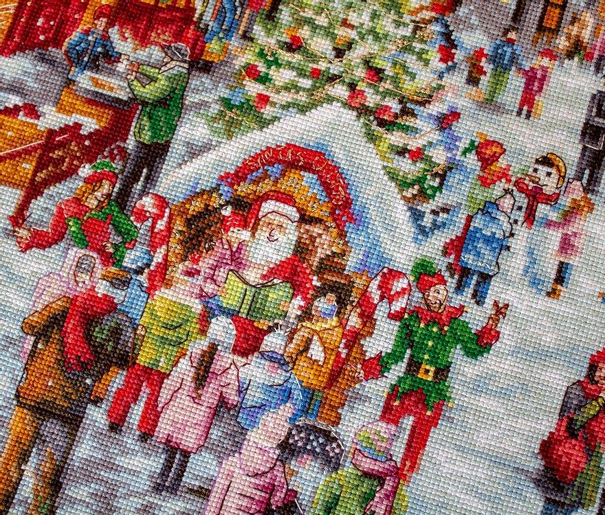 Cross Stitch Kit LetiStitch - Christmas Eve, Leti909 - HobbyJobby