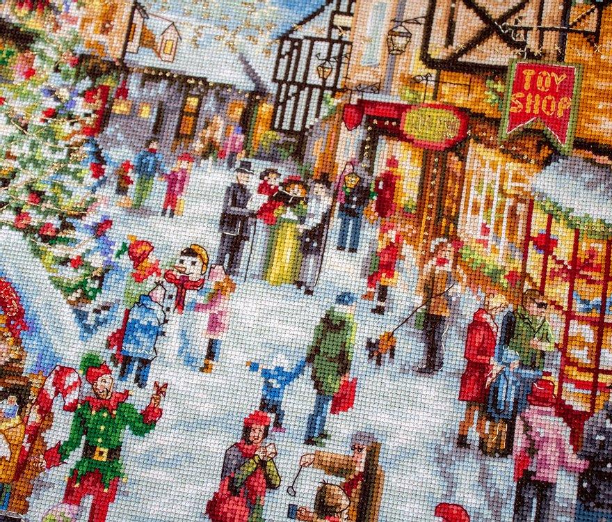 Cross Stitch Kit LetiStitch - Christmas Eve, Leti909 - HobbyJobby