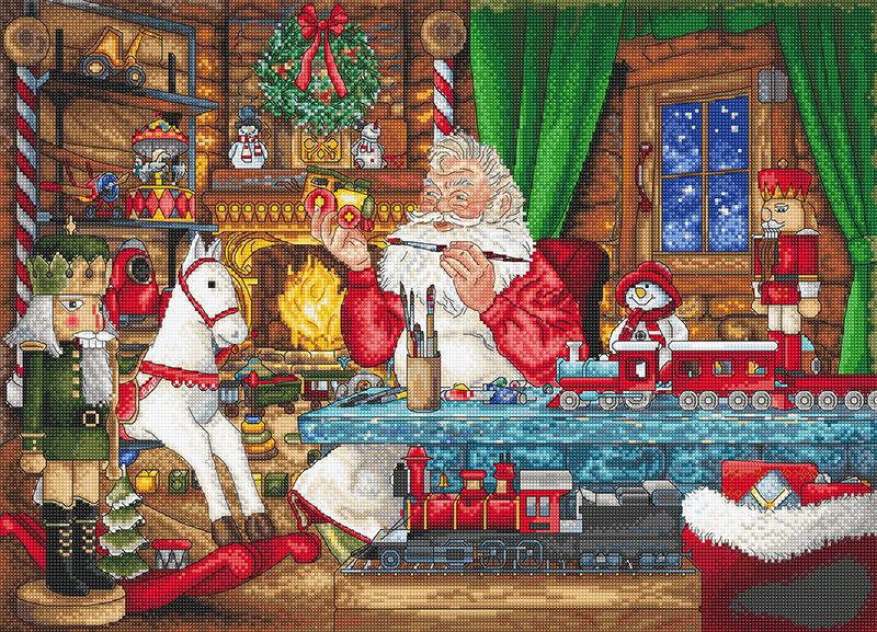 Cross Stitch Kit LETISTITCH - Getting ready for the Christmas, L8074 Cross Stitch Kits - HobbyJobby