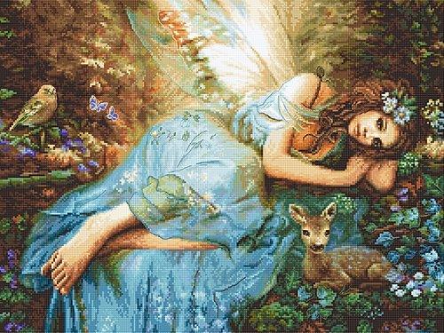 Cross Stitch Kit LetiStitch - Spring Fairy - HobbyJobby